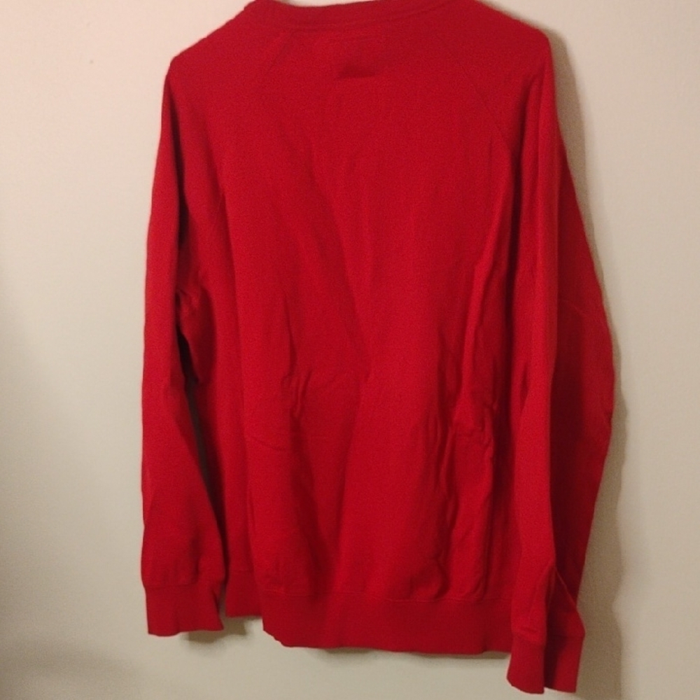 Woolrich Men's Classic Red Crewneck Sweater - Picture 3 of 5